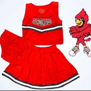 Louisville Cardinals Girls Cheerleader Outfit